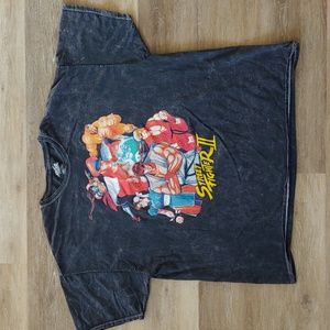 Street Fighter 2 Men's Character Cast Graphic T-Shirt Size 3XL